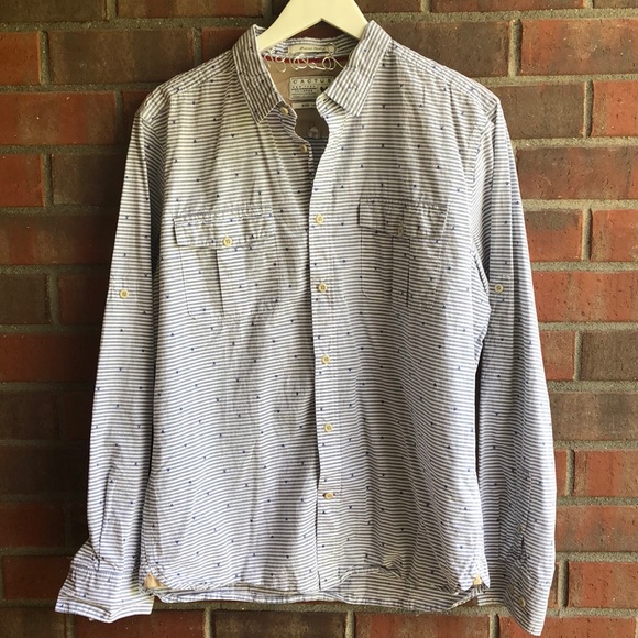 Cactus Other - Men’s Large Skulls Button Down Shirt